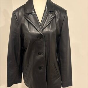 Wilsons Leather Classic Black Jacket